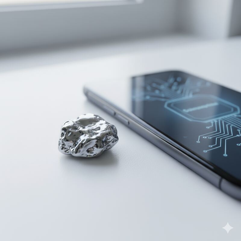 Smartphone et composants électroniques contenant des terres rares
